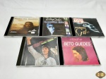 Lote de 5 cds originais para colecionador. Composto de Beto Guedes, Gilberto Gil, etc.