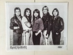 Antiga foto promocional da banda IRON MAIDEN distribuída pela gravadora. 1988.