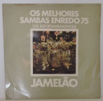 DISCO VINIL - " OS MELHORES SAMBAS ENREDOS - JAMELÃO" - (1975). Capa com pequeno rasgada e disco em bom estado.