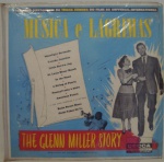 DISCO VINIL - "MÚSICAS E LÁGRIMAS - THE GLENN MILLER STORY".  Capa  e disco em bom estado.