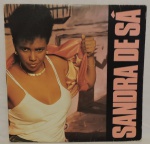 DISCO VINIL - "SANDRA DE SÁ", 1988. Capa escrita e disco em bom estado.