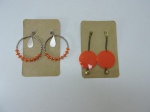 BIJUTERIAS - Lote de 2 pares de brincos.