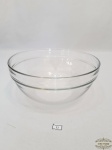 Saladeira redonda em vidro translucido.. Medida 22,5 cm diâmetro, 10 cm altura.