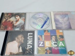 Lote de 5 cds originais, composto de Zeca Pagodinho, Luana, etc.