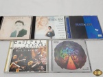 Lote de 5 cds originais, composto de Capital inicial, Chico Buarque, etc.