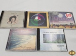 Lote de 5 cds originais, composto de Killers, kitaro, etc.