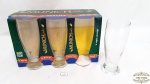 6 Tulipas Cerveja Vidro Nadir.  Medidas: 200 ML 14,5 altura x 5,5 diametro.