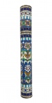 RUSSIA IMPERIAL - IMPORTANTE PORTA CHARUTOS DE BOLSO EM PRATA DE LEI COM RICA DECORAÇÃO EM ESMALTES. MARCAS DE CONTRASTE 84 ZOLOTNIK. PARA CIDADE DE MOSCOU. MAGNIFICO TRABALHO COM FINO LAVOR. TAMPA COM FECHAMENTO HERMÉTICO. CONSTRUIDA SOLIDAMENTE EM PRATA ROBUSTA E PESADA. EM EXCEPCIONAL ESTADO DE CONSERVAÇÃO! RUSSIA, SEC. XIX/XX. 19 CM DE COMPRIMENTO.
