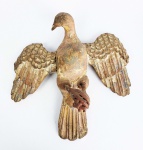 DIVINO ESPÍRITO SANTO  LINDA ESCULTURA EM MADEIRA POLICROMADA REPRESENTANDO FIGURA DE DIVINO ESPÍRITO SANTO. BRASIL, SEC. XVIII;XIX. 25 X 24 CM