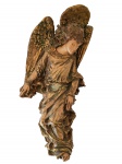 ANGELO TACCARI  ANJO ADORADOR  GRANDE ESCULTURA EM CERÂMICA ESMALTADA DE AUTORIA DE ANGELO TACCARI.  PEÇA BELISSIMA! BRASIL, SEGUNDA METADE DO SEC. XX. 57 X 29 CM. NOTA: ANGELO TACCARI é um escultor, Ceramista e Pintor nascido em Roma , Italia em 1924. Radicou-se no Brasil, em São Paulo em 1952. Frequentou os cursos de escultura e cerâmica com os professores Goffredo Verginelli e Cosimo Ettore na Academia de Belas Artes de Roma.