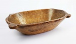 ANTIGA GAMELA EM MADEIRA  BRASIL, SEC. XIX. 55 CM DE COMPRIMENTO.