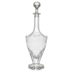 MOSER  - Licoreiro em cristal translucido. Checoslováquia. Marcado no fundo. 33 cm.