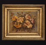S NERI - Flores. Óleo s/ tela. Ass. cid. 26 x 33.5 cm (MI). 42.5 x 50 cm (ME).