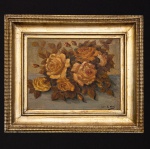 S NERI - Flores. Óleo s/ tela. Ass. cid. 26 x 33.5 cm (MI). 42.5 x 50 cm (ME).