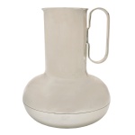 CHRISTOFLE - Jarro para água em metal espessurado a prata, da "Maison Christofle". Paris. França. Séc. XX. 21 x 16 cm.