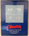 Livro Cingapura O encontro de São Paulo com a cidadania, capa dura com rico trabalho de ilustrações, aprox. 31 x 24 cm 