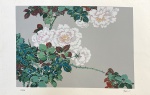 Tai. Flores brancas. Serigrafia, 05/95. 30 x 45 cm. Sem moldura