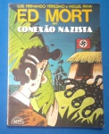 Revista ED MORT !!!! Conexão Nazista !!! , quadrinhos preto e branco !!!  Clássico de luis Fernando Veríssimo e Miguel Paiva !!edição de 1989 Raridade  !!!