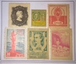 filatelia - 6 selos Brasil - centenário do rio de Janeiro ano de 1965 !! + comemorativos !!!