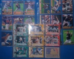 Conjunto de 27 Cards de Grandes jogadores da Historia do Basebol, em Perfeito estado!!