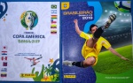 2 Álbuns  - Brasileirão  Series A e B  e Conmebol - Copa America - Brasil 2019 - ( PANINI ) - Em perfeito Estado  !!! Para   completar , vazio!!