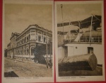 Cartofilia- 2 cartões/Manaus raridade!!! Biblioteca  e arquivo público+ embarcando cedros(manaos) data aproximada 1950!!!