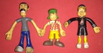 3 bonecos miniaturas p/ colecionismo, Personagens do Chaves, Sr Madruga, Kiko e o Chaves