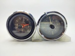 2 Relógios de Carro antigo - Ambos manufatura VDO, medindo 6,5x6,5 cm, sem testes