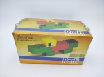 Hering - Brinquedo de Montar chamado Rasti em sua caixa lacrada manufatura Hering, sendo Jacaré com 18 peças, caixa medindo aprox, 14x8 cm