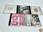 Lote de 5 cds originais para colecionador. Composto de Gonzaguinha, Gilberto Gil, etc.