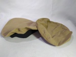 MILITARIA - Lote de 02 forros para quepes Americanos, para chuva e neve, usados na Segunda Guerra Mundial. 34