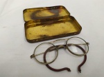 Antigo Óculos WILSON GOGGLE - Aviador ou Caçador, na caixa de lata antiga e original. 02