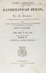L. B. Francoeur - Curso Completo de Mathematicas Puras - Coimbra 1853 - 3 tomos (completo) - Ilustrado com 11 estampas desdobráveis - Encadernado - Ótimo exemplar.
