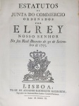 Estatutos da Junta do Commercio - Lisboa 1803 - 26 páginas - Não encadernado - Ótimo exemplar.