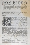 Ley - Administração da Justiça - Levantamento das Alçadas das Relações e Julgadores - Lisboa 1696 - 4 páginas - Bom exemplar.