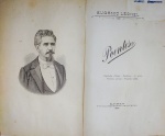 Eugenio Leonel - Poentes - São Paulo 1898 - 1a. Ed. - Ilustrado com retrato do autor - Encadernado - Muito bom exemplar.
