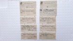 Lote contendo vários cheques de banco americano ano 1934, vide fotos.