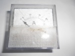 Atual - Amperímetro quadrado 6x6 cm, ver escala nas fotos.