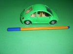 Miniatura de Carro modelo Beatle, usado, conforme fotos.
