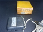 Antigo Transformador de força de 220/110 volts AC para 7,5 volts DC, fabricação YOSHITANI, ver fotos