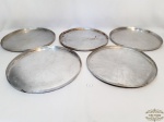 5 Formas de pizza. aluminio  Medida 33,5 cm diâmetro.marcas de uso