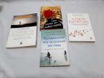 Lote de 4 Livros sendo eles de grandes escritores tais como:  Augusto Cury, Allan Percy e Luciana Pessanha. ( alguns livros contêm anotações á caneta)