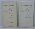 LIVRO - Lote com 2 livros O BOM TREPADOR - Lucia Nobre. Ano 2000. Um deles com deticatória e autografado pela escritora.