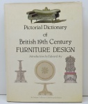 LIVROS - Pictorial Dictonary Of British - 19 th Century Furniture Designer (1980) - Capa e sobrecapa - Ilustrado, com 583 páginas.