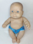 Brinquedo bebê anos 80 , muito realista med.21 x 14 cm  , no estado