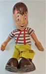 Antigo Raro boneco do CHAVES , anos 80 , med.50 x 17 cm , no estado , faltando pedaços ....