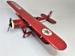 Avião em ferro da TEXACO , med . 30 x 22 x 8 de alt , em ótimo estado , para colecionadores de plantão.