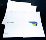 5 pastas da FE COMERCIO ,de 1998 , com 31 X 21 cm