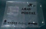Rara pasta VARIG , para encomendas aéreas , em plastico translucido , com 30 x 37 cm