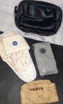 KIT VARIG , 1 Necessaire Varig  , 1 Meia , 1 Pantufa branca  com  ferrugens ,sÍmbolos da VARIG , Para colecionadores de Plantão .